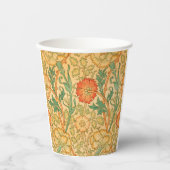 Gobelets En Papier Rose et Rose par William Morris (Recto)