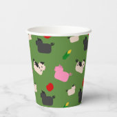 Gobelets En Papier Rose ici (Verso)