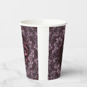 Gobelets En Papier Rose Mandala (Gauche)