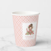 Gobelets en papier Rose Pâle Fée Caprice 2ème Anni (Verso)
