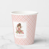 Gobelets en papier Rose Pâle Fée Caprice 2ème Anni (Recto)