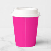Gobelets En Papier Rose plastique (Droite)