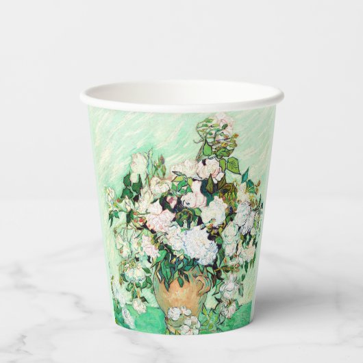 Gobelets En Papier Roses par Vincent van Gogh (Verso)