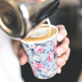 Gobelets En Papier Roses roses roses esthétiques Motif Floral