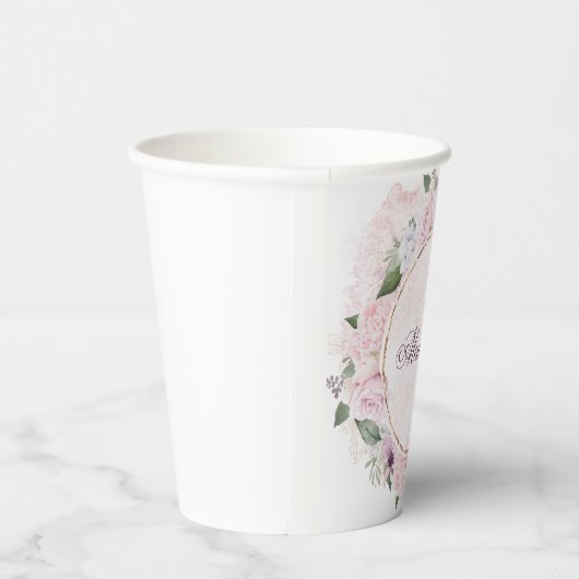 Gobelets En Papier Roses roses roses Fille Fête religieuse (Droite)