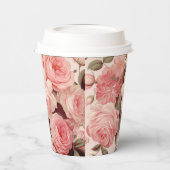 Gobelets En Papier Roses roses roses roses Chic (Gauche)