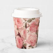 Gobelets En Papier Roses roses roses roses Chic (Droite)