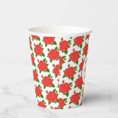 Gobelets En Papier Roses rouges avec bourgeons (Droite)