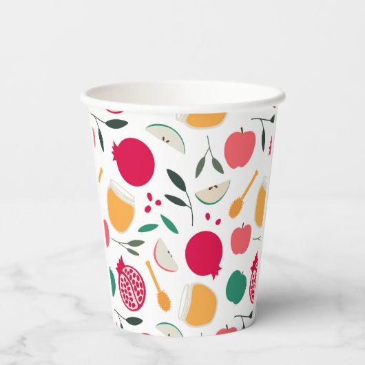 Gobelets En Papier Rosh Hashana (Verso)