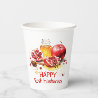 Gobelets En Papier Rosh Hashanah