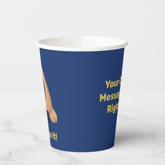 Gobelets En Papier Rosie the Riveter (Gauche)