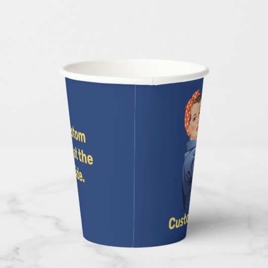 Gobelets En Papier Rosie the Riveter (Droite)