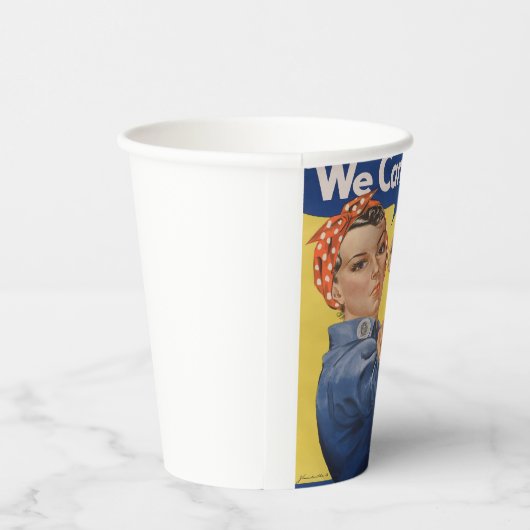 Gobelets En Papier Rosie the Riveter (Droite)