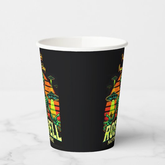 Gobelets En Papier Roswell’s Cosmic Getaway vous attend ! (Gauche)