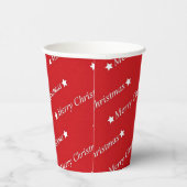 Gobelets en papier rouge de Noël (Droite)