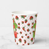 Gobelets En Papier Rouge fraise (Droite)