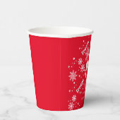 Gobelets En Papier Rouge renne de Noël (Droite)