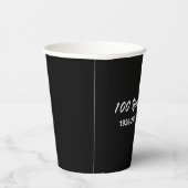 Gobelets En Papier Route 66 centenaire (Droite)