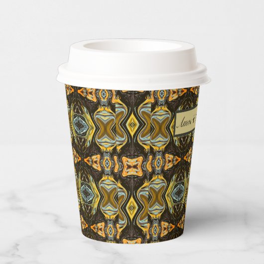 Gobelets En Papier Route des épices, personnalisé (Droite)