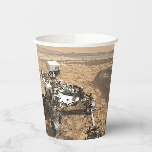 Gobelets En Papier Rover de persévérance Mars 2020 (Gauche)