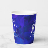 Gobelets En Papier Royal Blue 100 et merveilleuse fête d'anniversaire (Droite)