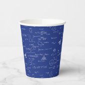 Gobelets En Papier Royal Blue Math  (Gauche)