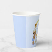 Gobelets En Papier Royal Prince Castle Carriage Blue Gold Boy (Droite)