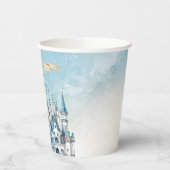 Gobelets En Papier Royal Prince Castle Dragon Crown Blue Gold Boy (Gauche)