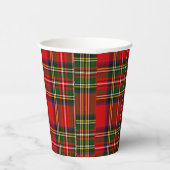 Gobelets En Papier Royal Stewart Clan Tartan Plaid  (Droite)