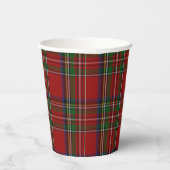 Gobelets En Papier Royal Stewart Tartan Plaid (Droite)