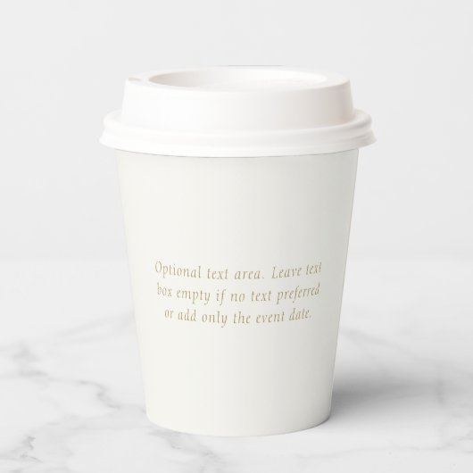 Gobelets En Papier Ruban bleu tendance | L'amour brasse le Mariage (Verso)