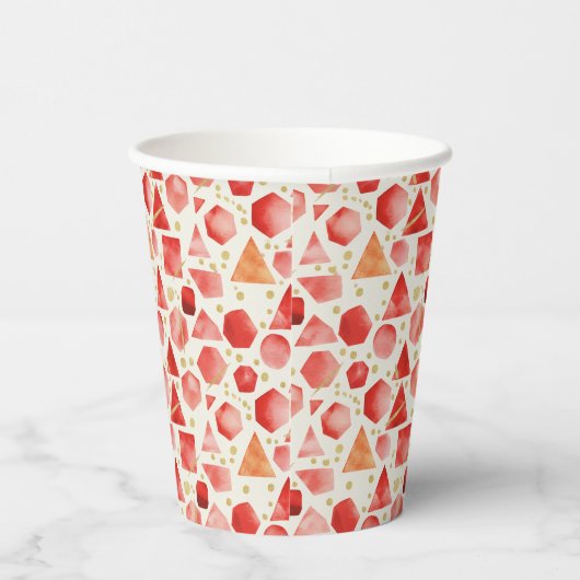 Gobelets En Papier Ruby Prism Mosaic (Droite)