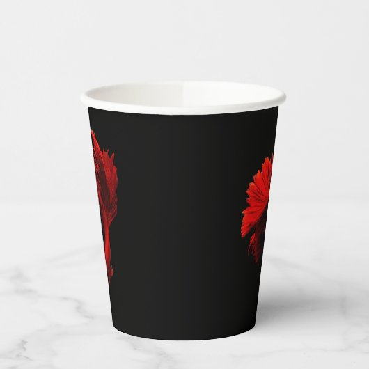 Gobelets En Papier Ruby Red Siamese Lutter contre le poisson (Gauche)