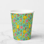 Gobelets En Papier Rue Sésame | Big Bird & Little Bird Motif (Verso)