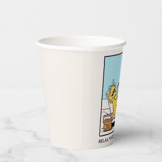 Gobelets En Papier Rue Sésame | Big Bird Relax Refresh Recharge (Droite)