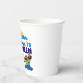 Gobelets En Papier Rue Sésame | Compte à rebours pour Halloween (Verso)