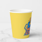 Gobelets En Papier Rue Sésame | Cookie Monster Mecha Cookie! (Recto)