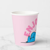 Gobelets En Papier Rue Sésame | Cookies Monster Enjoy Life (Recto)