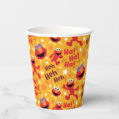 Gobelets En Papier Rue Sésame | Elmo Ha ! Ha ! Ha ! Motif (Recto)