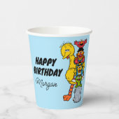 Gobelets En Papier Rue Sésame | Joyeux Anniversaire (Gauche)