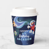 Gobelets En Papier Rue Sésame | L'Espace extra-atmosphérique Elmo Joy (Recto)