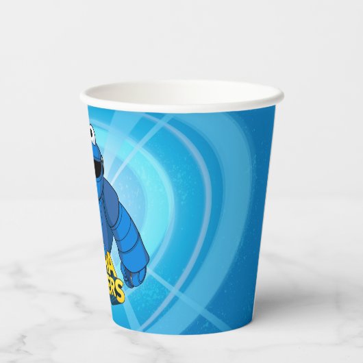 Gobelets En Papier Rue Sésame | Méca Builders Cookie In Action (Verso)