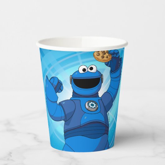 Gobelets En Papier Rue Sésame | Méca Builders Cookie Monster (Gauche)