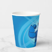 Gobelets En Papier Rue Sésame | Méca Builders Cookie Monster (Recto)