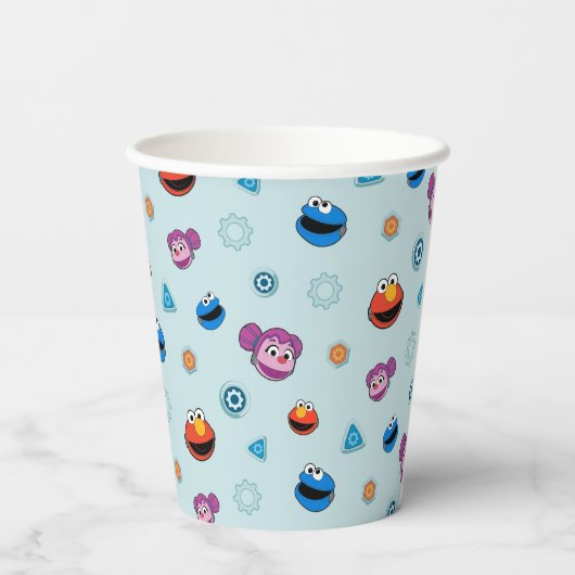 Gobelets En Papier Rue Sésame | Méca Builders Face Motif (Verso)