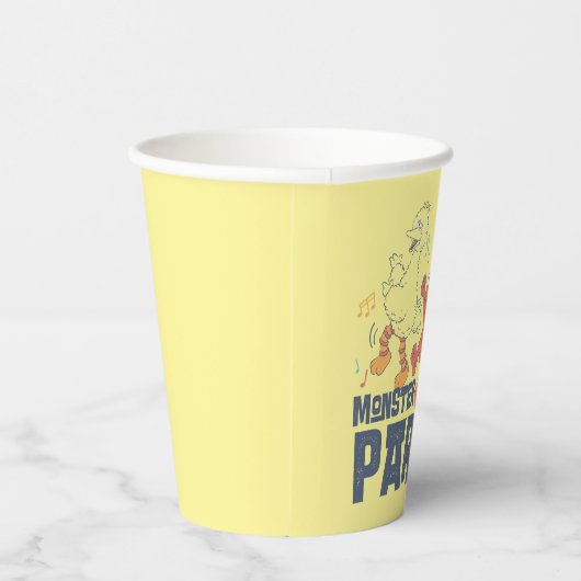 Gobelets En Papier Rue Sésame | Monster Dance Party (Droite)