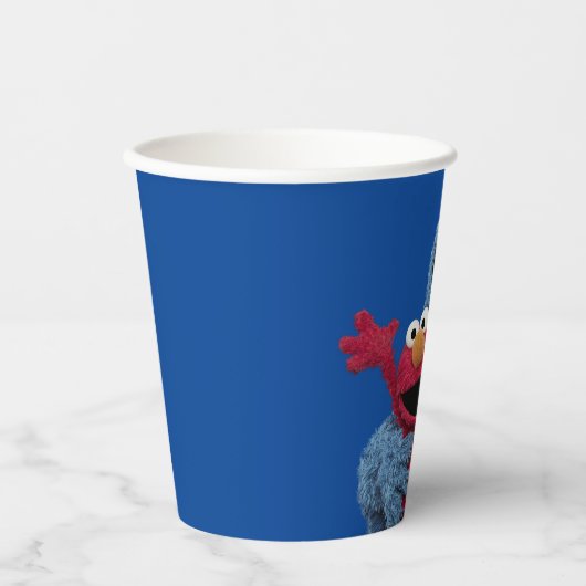 Gobelets En Papier Rue Sésame | Monstre Elmo & Cookie (Recto)