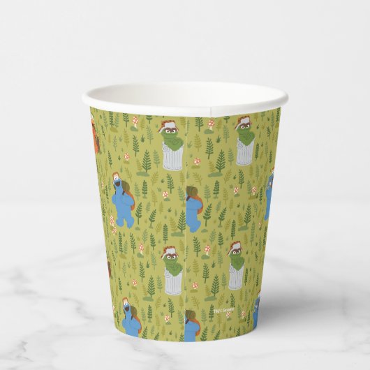 Gobelets En Papier Rue Sésame | Motif Woodland Friends (Droite)