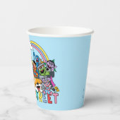 Gobelets En Papier Rue Sésame | Rainbow Wave (Verso)