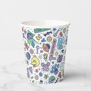 Gobelets En Papier Rue Sésame   Sesame Pals DoodMotif